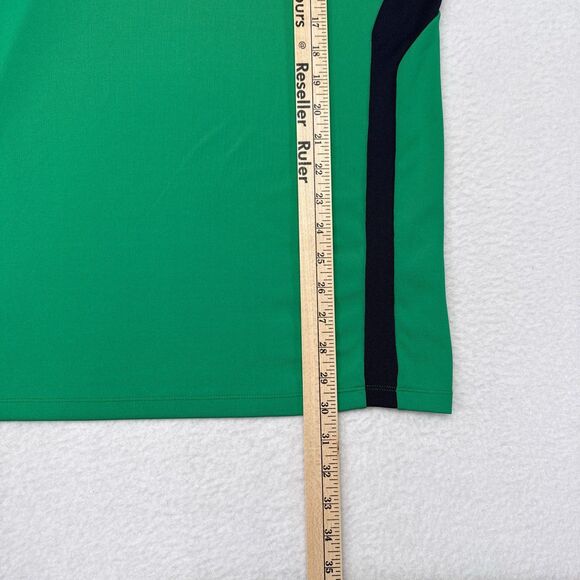 RLX Ralph Lauren Golf Polo Shirt Mens Size Medium Green Blue Breathable Stretch - Picture 9 of 9